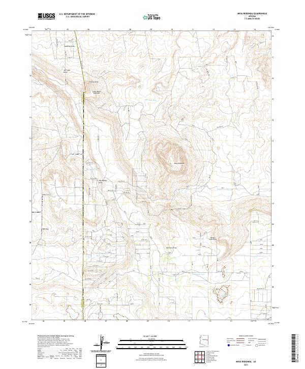 Mesa Redonda topographic map thumbnail