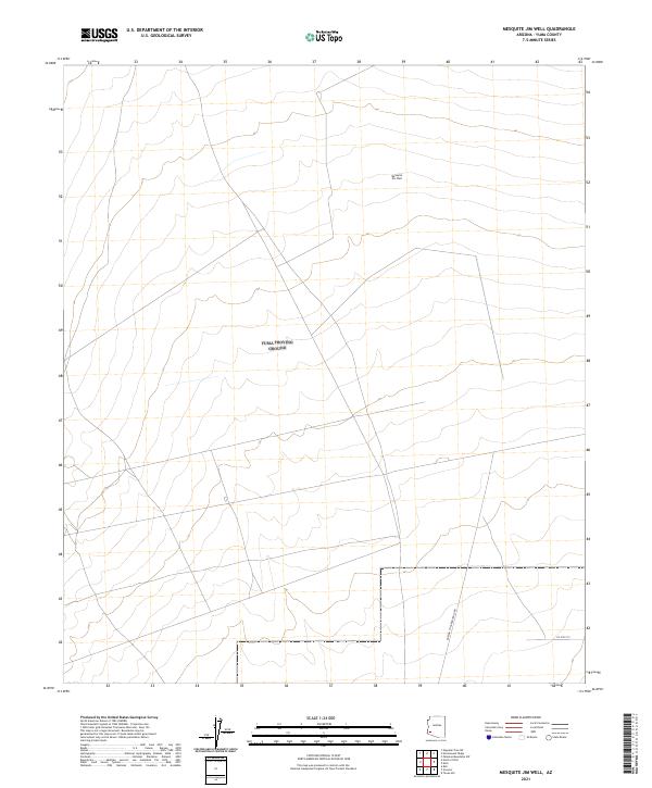 Mesquite Jim Well topographic map thumbnail
