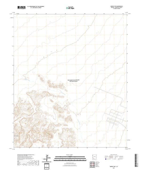 Midway NW topographic map thumbnail