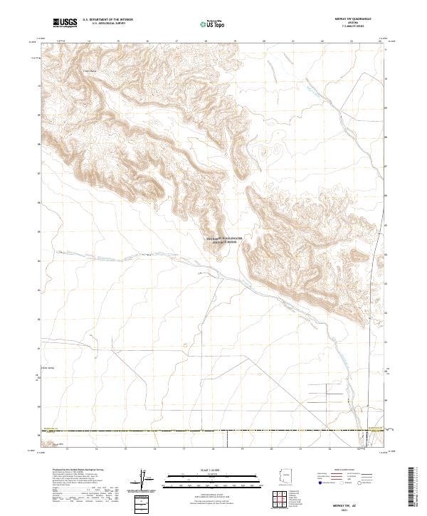 Midway SW 2021 topographic map thumbnail
