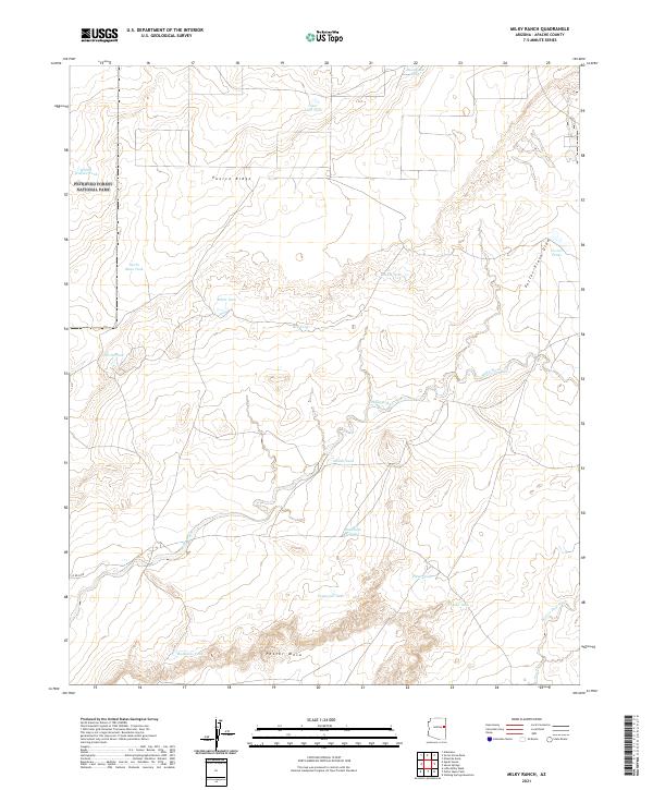 Milky Ranch topographic map thumbnail