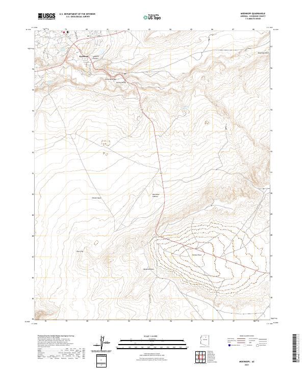 Moenkopi 2021 topographic map thumbnail