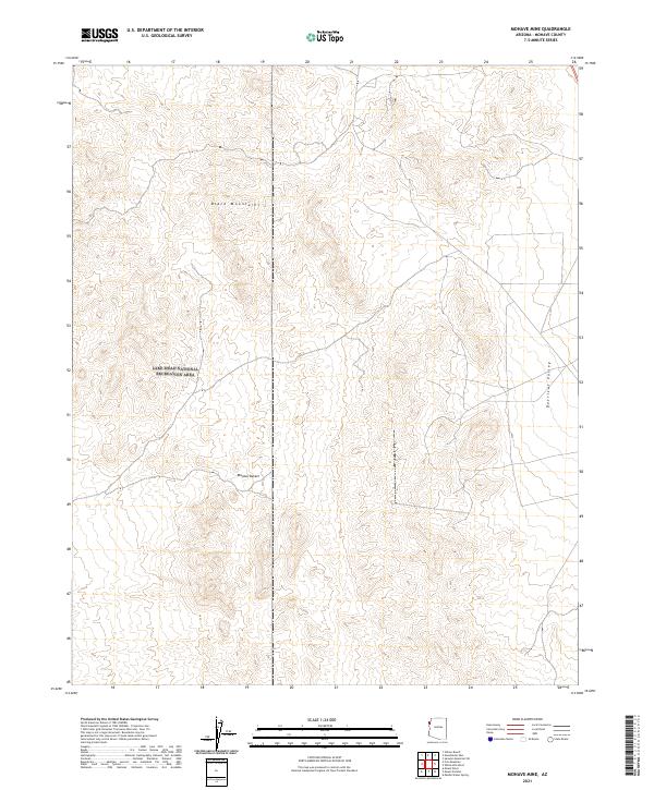 Mohave Mine topographic map thumbnail