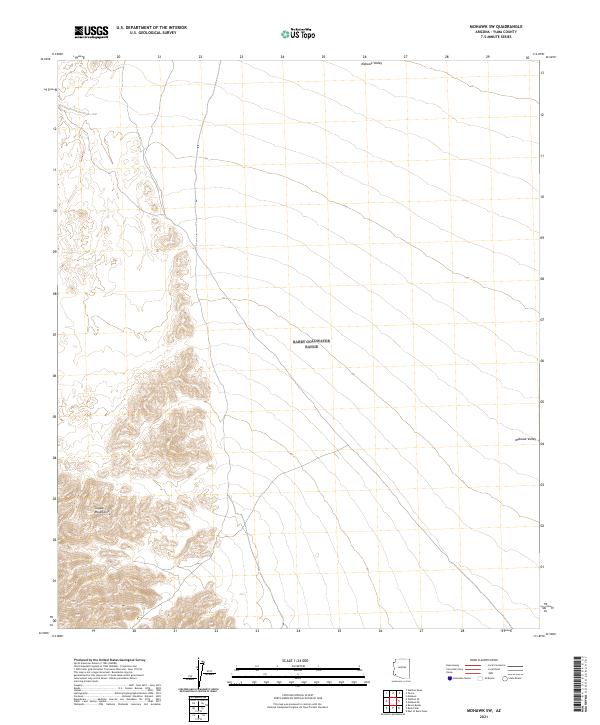 Mohawk SW topographic map thumbnail