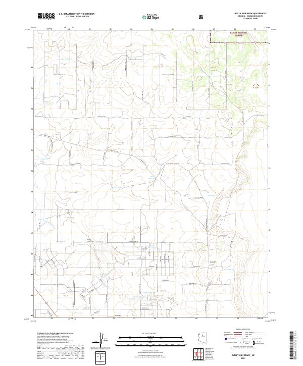 Molly Ann Draw topographic map thumbnail