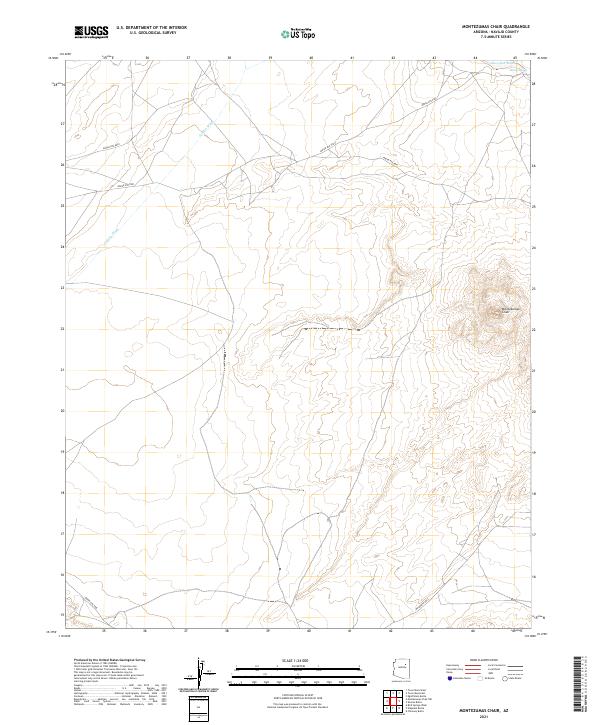 Montezumas Chair topographic map thumbnail