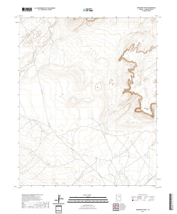 Monument Point topographic map thumbnail