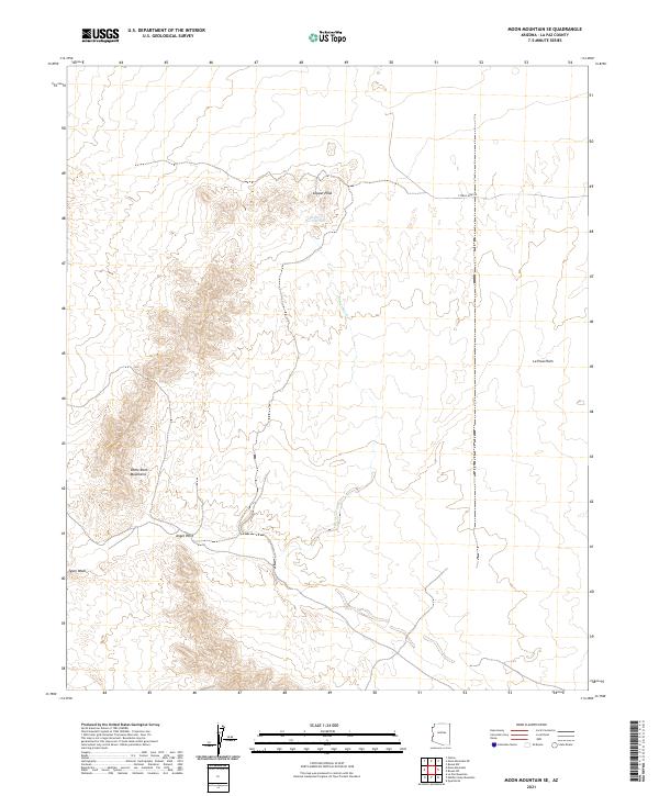 Moon Mountain SE topographic map thumbnail