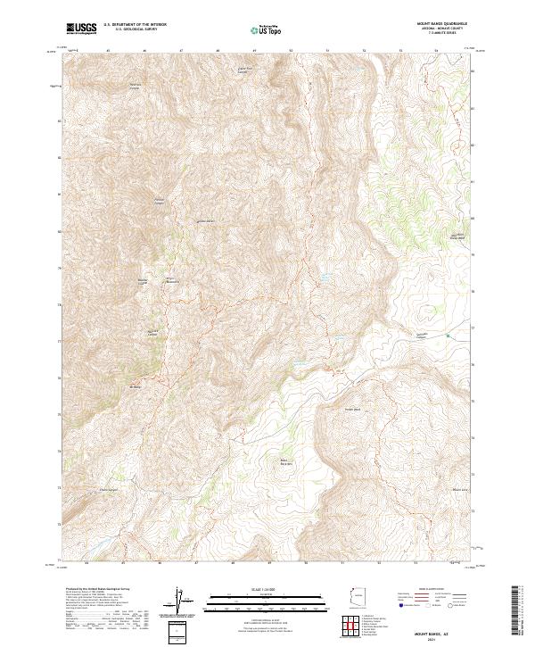 Mount Bangs topographic map thumbnail