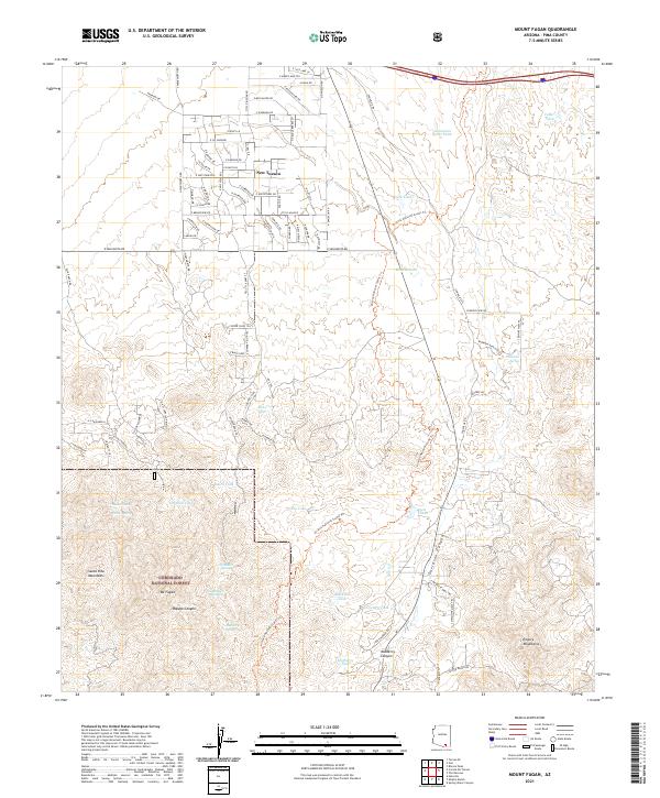 Mount Fagan topographic map thumbnail