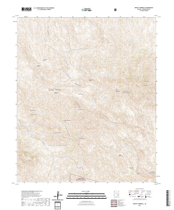 Mount Turnbull 2021 topographic map thumbnail