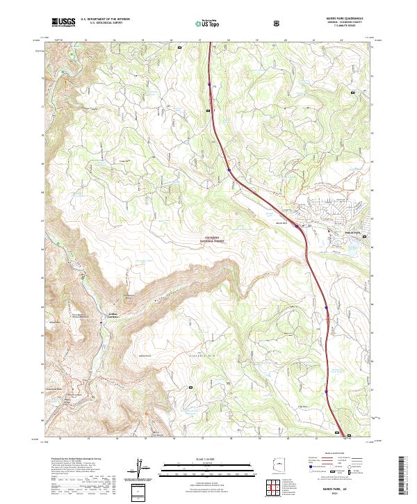 Munds Park topographic map thumbnail
