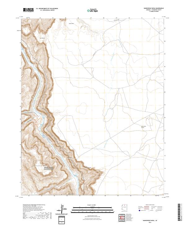 Nankoweap Mesa topographic map thumbnail