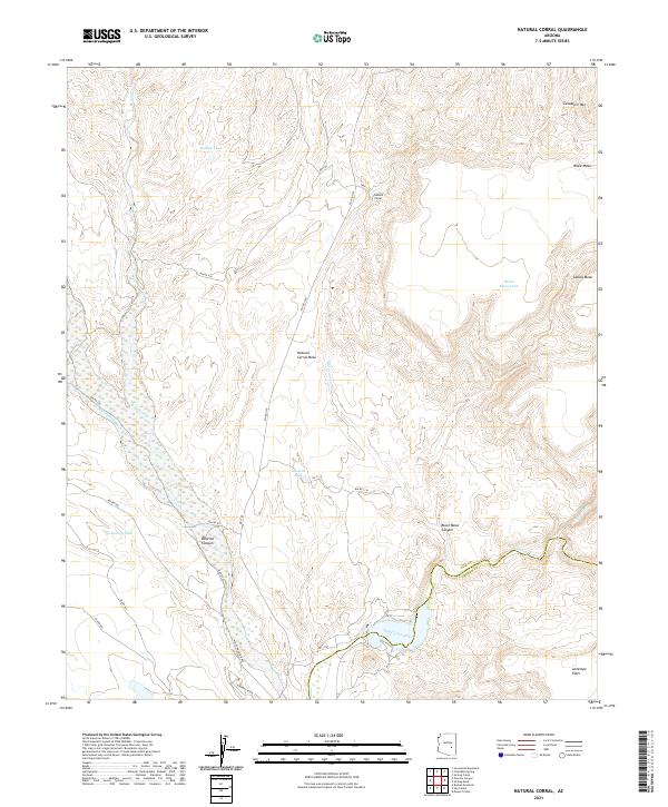 Natural Corral 2021 topographic map thumbnail