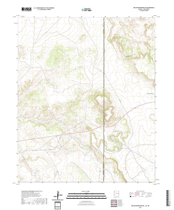 Nelson Reservoir NE topographic map thumbnail