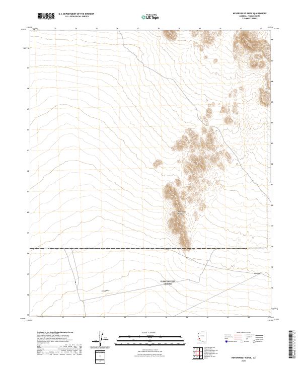 Neversweat Ridge 2021 topographic map thumbnail