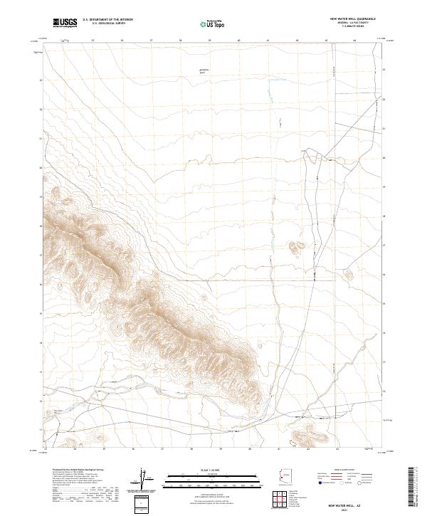 New Water Well topographic map thumbnail