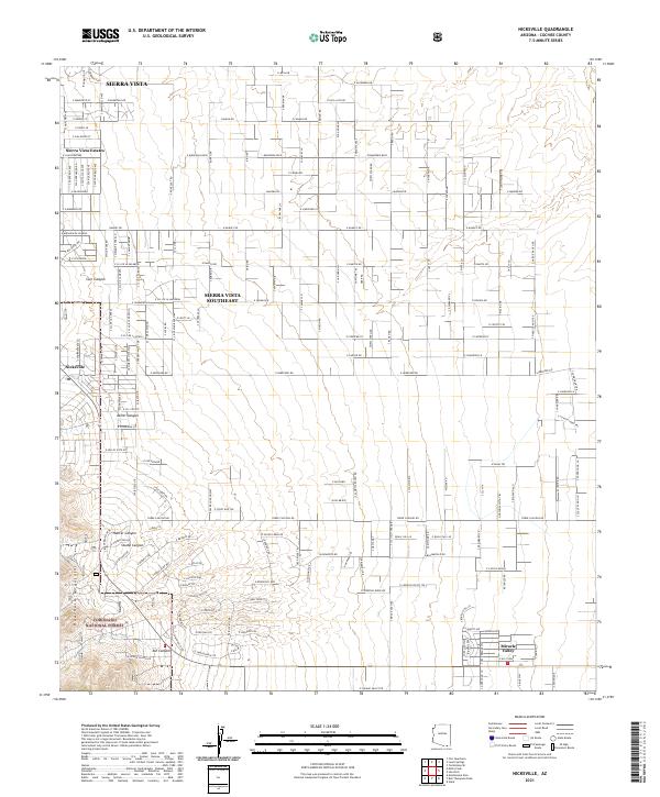Nicksville topographic map thumbnail