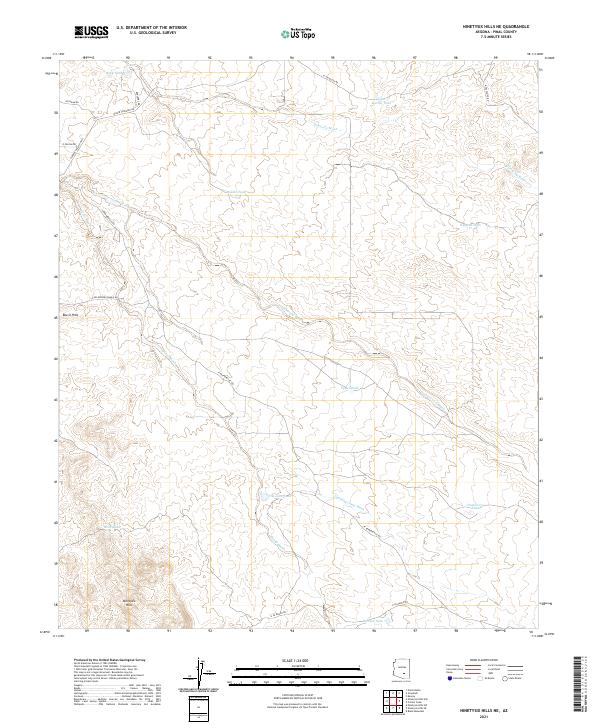 Ninetysix Hills NE topographic map thumbnail