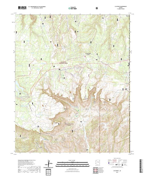 O W Point topographic map thumbnail
