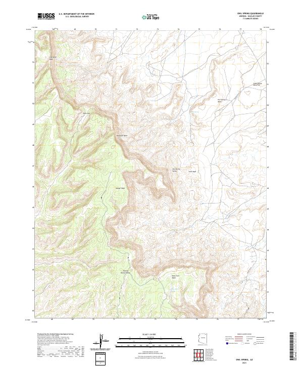 Owl Spring topographic map thumbnail