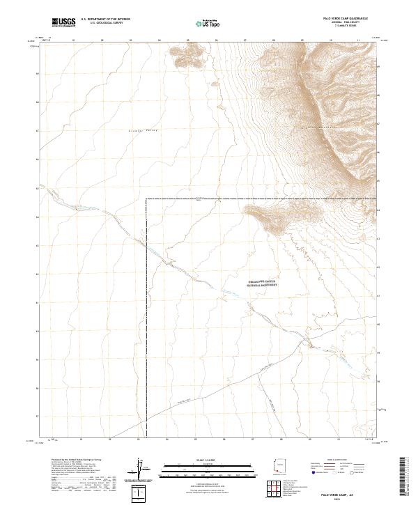Palo Verde Camp topographic map thumbnail