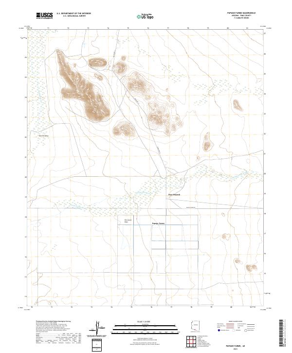 Papago Farms topographic map thumbnail