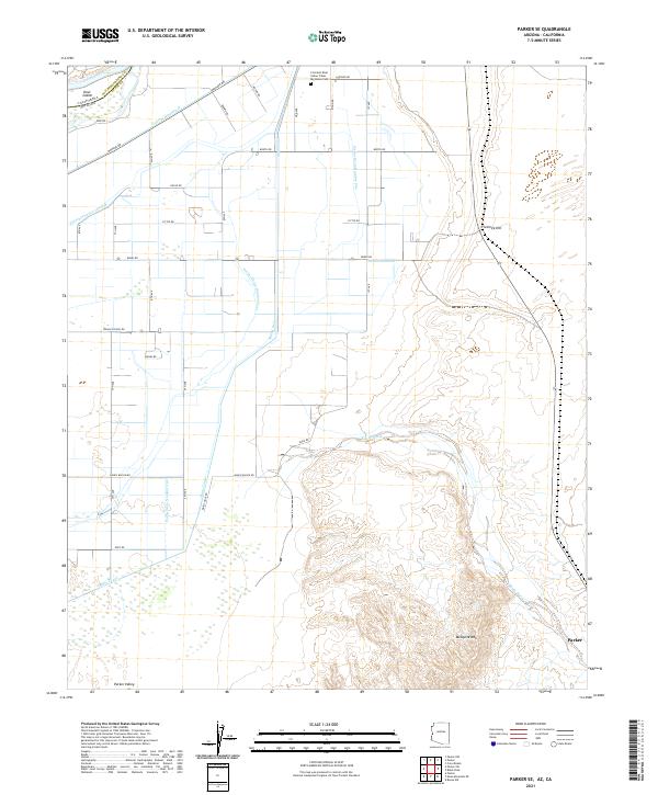 Parker SE topographic map thumbnail