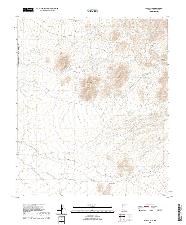 Penitas Hills topographic map thumbnail
