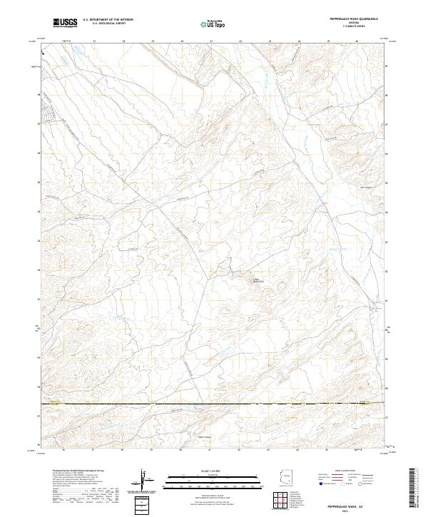 Peppersauce Wash topographic map thumbnail