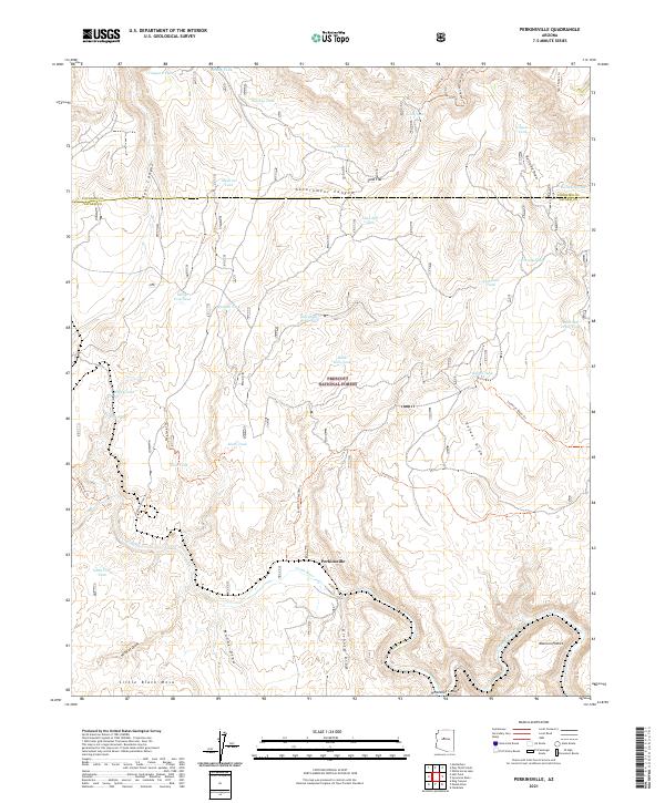 Perkinsville topographic map thumbnail