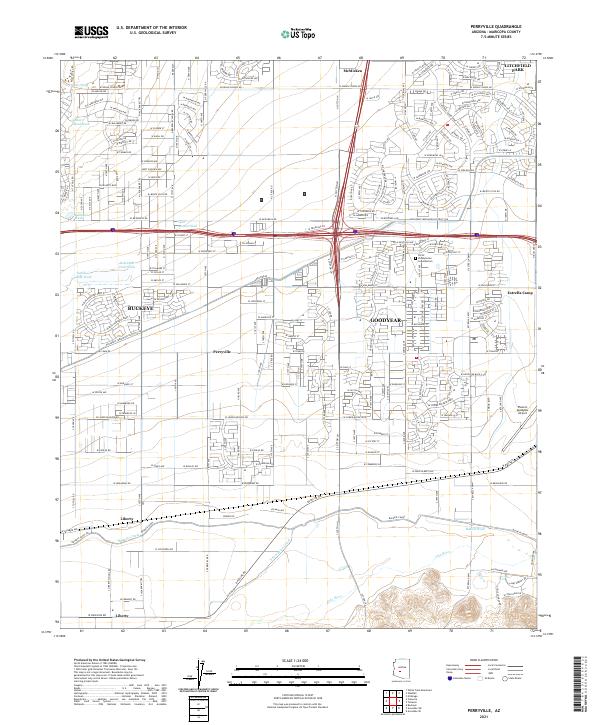 Perryville topographic map thumbnail