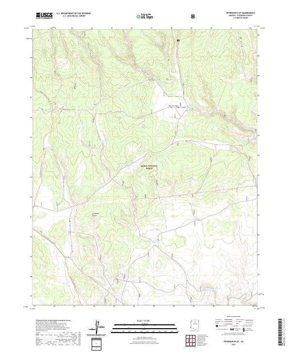 Peterson Flat topographic map thumbnail