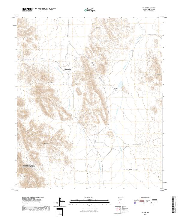 Pia Oik topographic map thumbnail