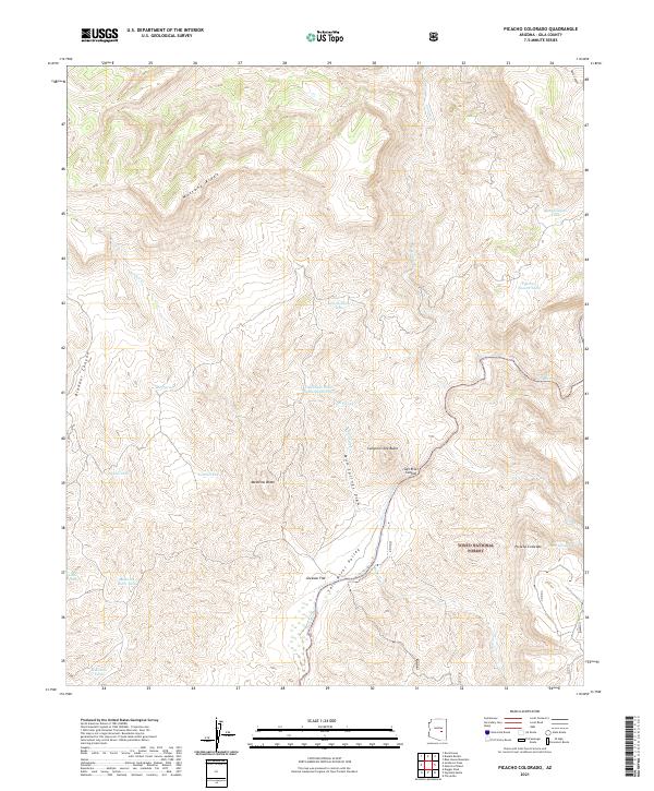 Picacho Colorado topographic map thumbnail