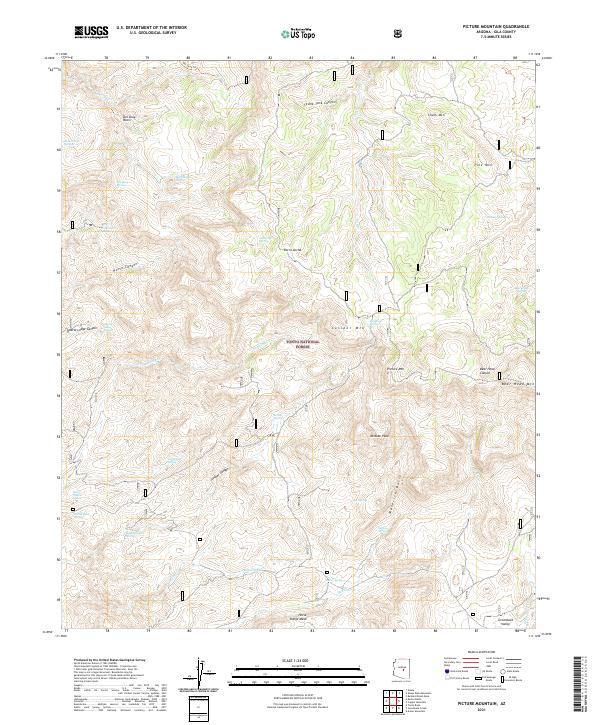 Picture Mountain topographic map thumbnail