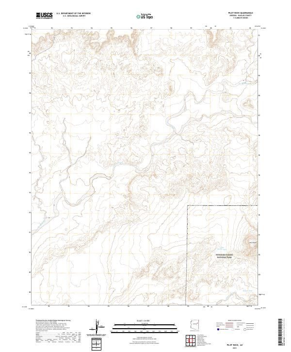 Pilot Rock topographic map thumbnail