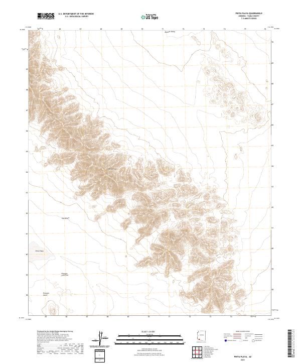 Pinta Playa topographic map thumbnail