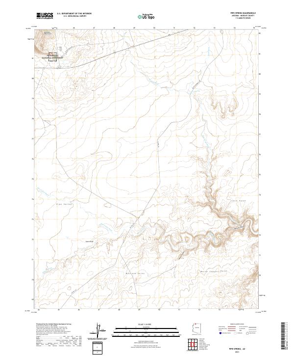 Pipe Spring topographic map thumbnail