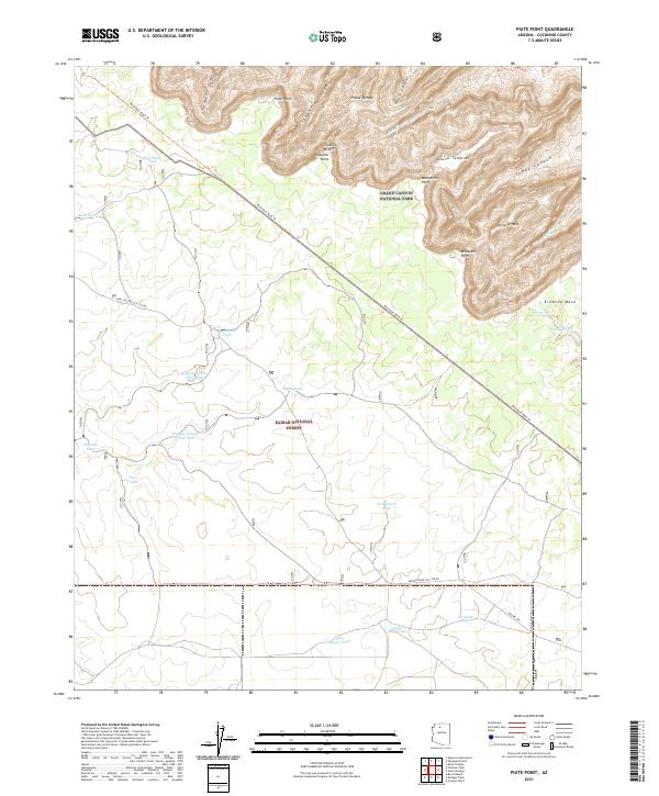 Piute Point topographic map thumbnail