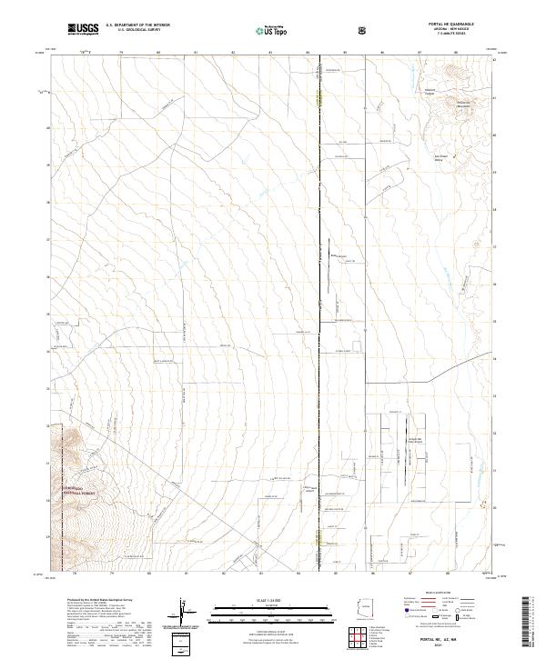 Portal NE topographic map thumbnail