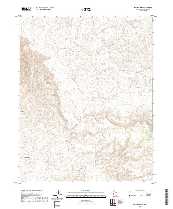Poverty Spring topographic map thumbnail