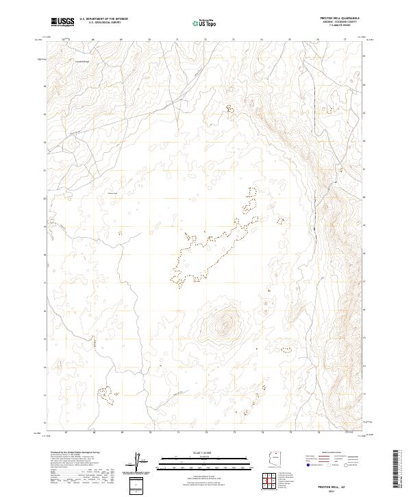 Preston Well topographic map thumbnail