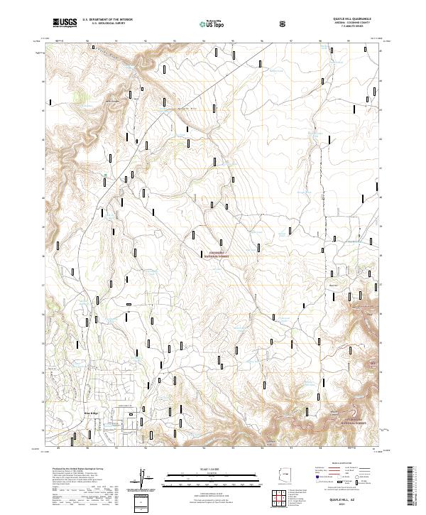 Quayle Hill topographic map thumbnail