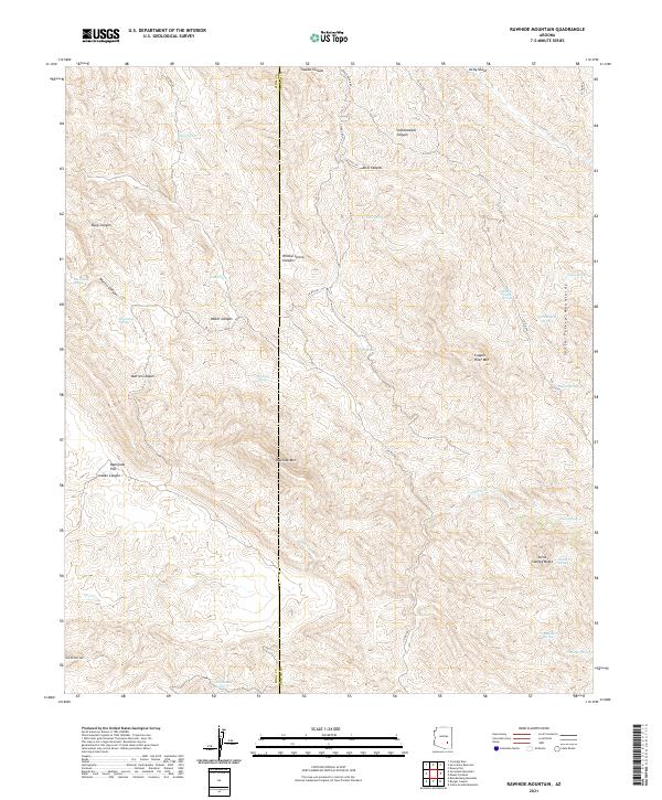 Rawhide Mountain 2021 topographic map thumbnail