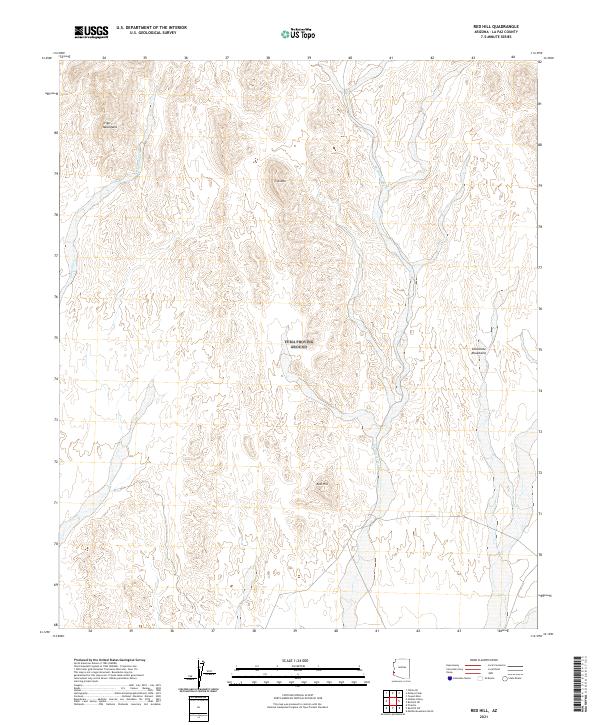 Red Hill topographic map thumbnail
