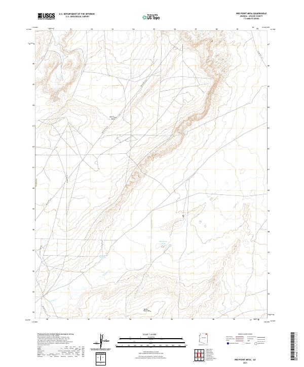 Red Point Mesa 2021 topographic map thumbnail