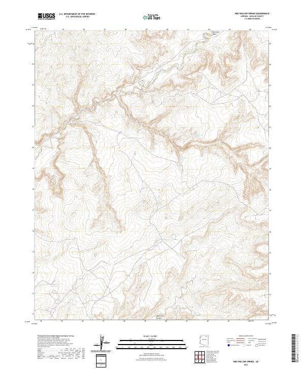 Red Willow Spring topographic map thumbnail