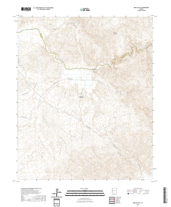 Reid Valley 2021 topographic map thumbnail