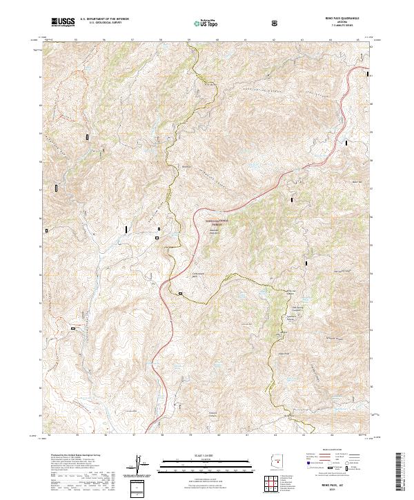 Reno Pass 2021 topographic map thumbnail